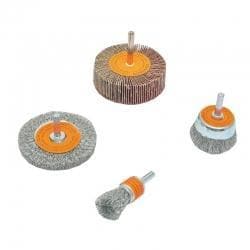 [602036801431] JEUX BROSSE METAL 4 PCS CENTURION