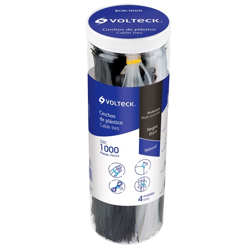 [7506240671077] TIE WRAP PACK 1000 44016