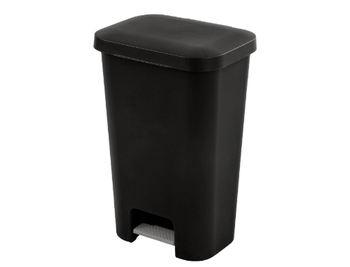 [073149106995] POUBELLE A PEDALE NOIR 11.9GAL STERILITE 1069LAB9