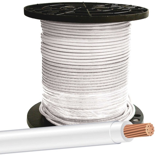 [50012538] FIL ELECT # 8 MULT BLANC 50FT